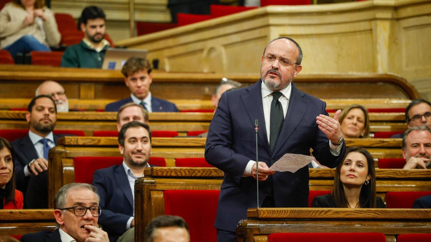 El líder del Partido Popular en Cataluña, Alejandro Fernández