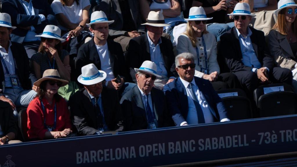 Joan Laporta, al Trofeu Comte de Godó de Barcelona