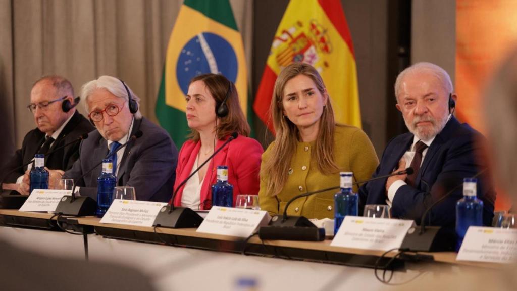 José Luis Bonet, Josep Sánchez Llibre, Amparo López Senovilla, Sara Aagesen i Lula da Silva, a Barcelona