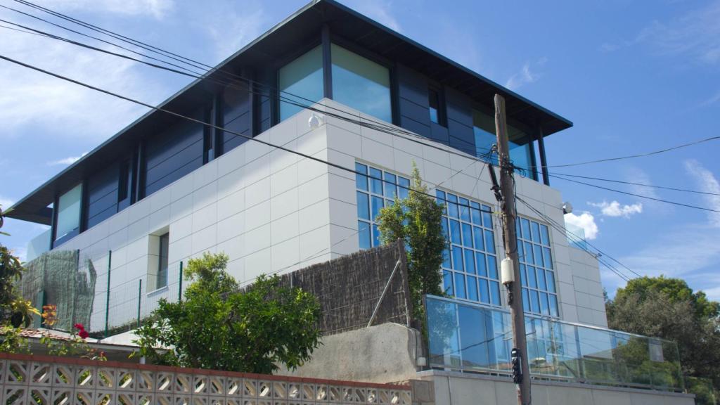 La casa de Cesc Fàbregas a Castelldefels en una imatge d'arxiu de 2014