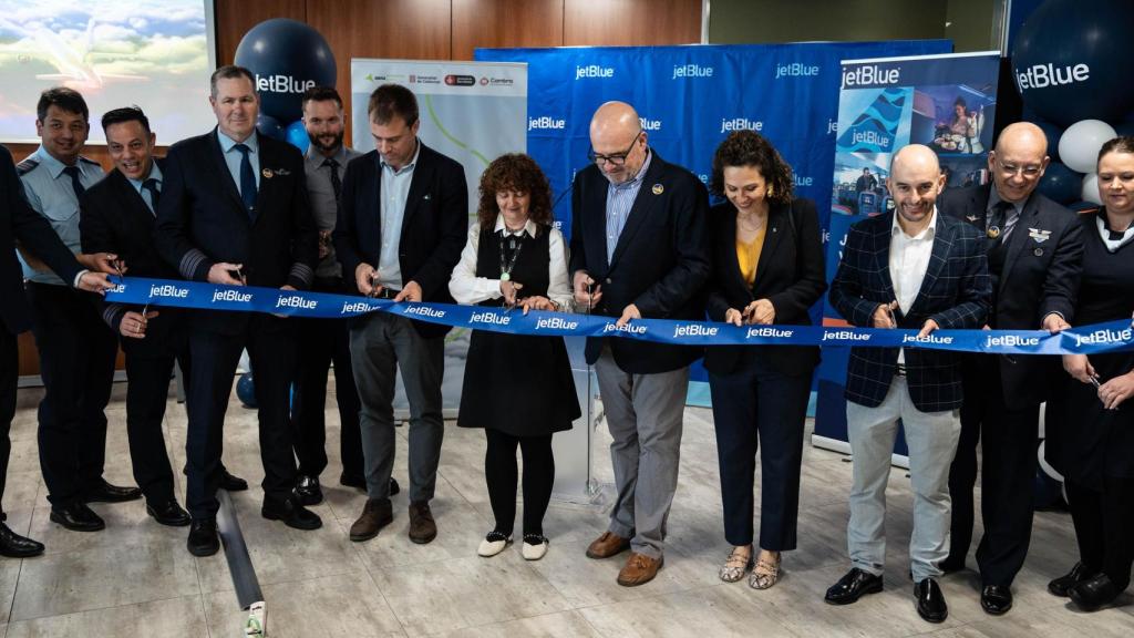 Estrena de la ruta Boston-Barcelona de Jetblue