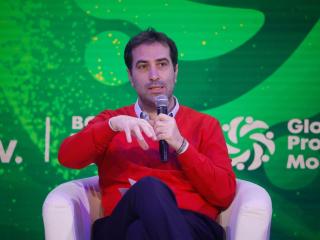 El vicepresidente primero del Gobierno y ministro de Economía, Comercio y Empresa, Carlos Cuerpo, en la Global Progressive Mobilisation