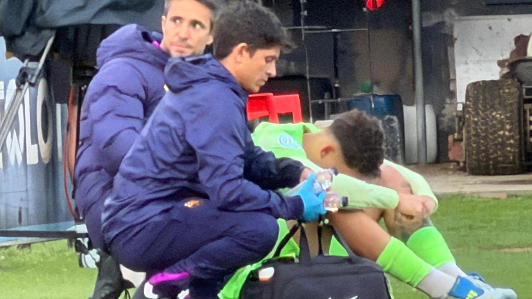 Patricio Pacífico se lesiona en el Olot-Barça B
