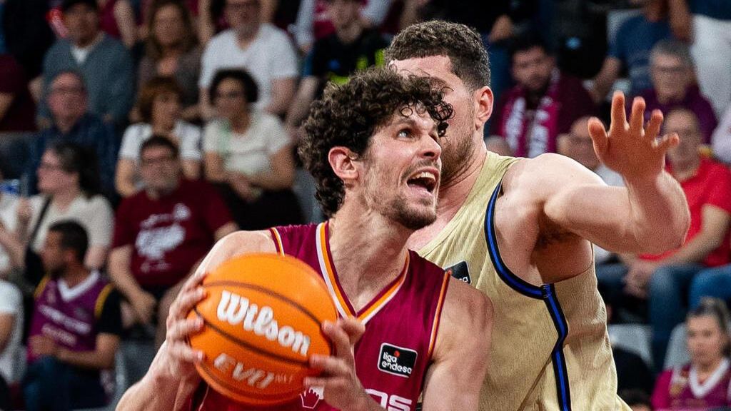 Oriol Paulí, durant el Lleida-Barça de bàsquet