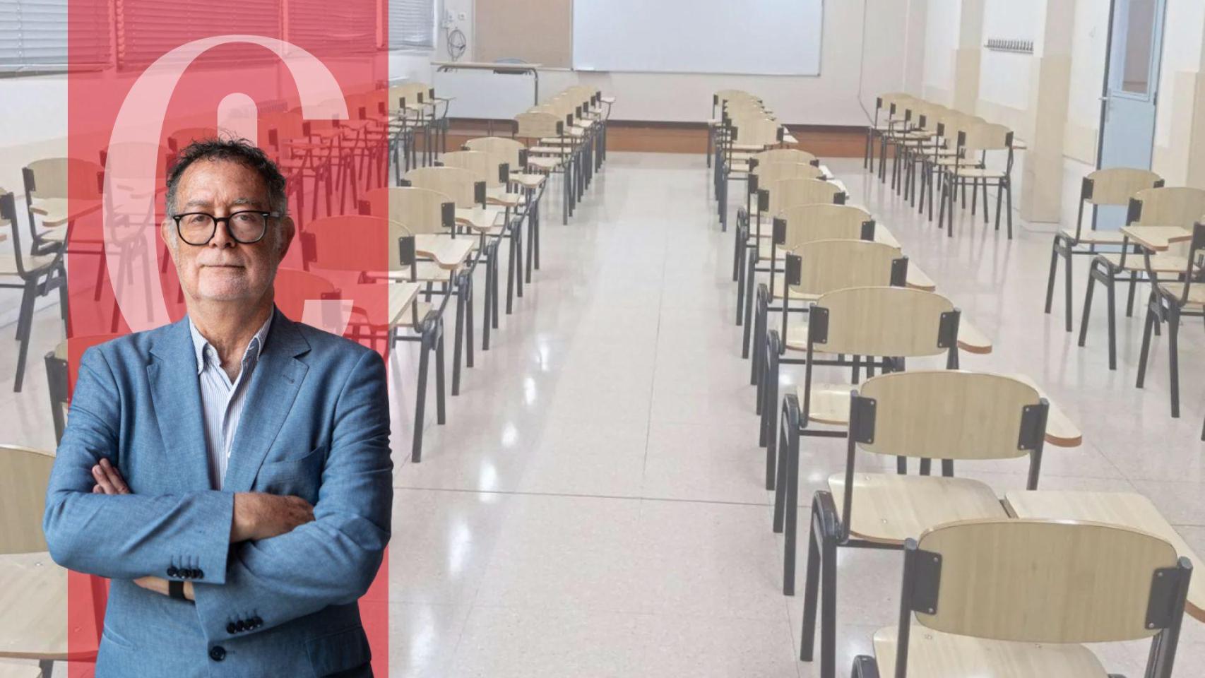 Aula del colegio Josep Obrer