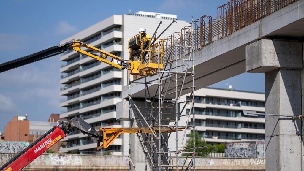 Obres a l'estació de la Sagrera, a 28 d'agost de 2024, a Barcelona