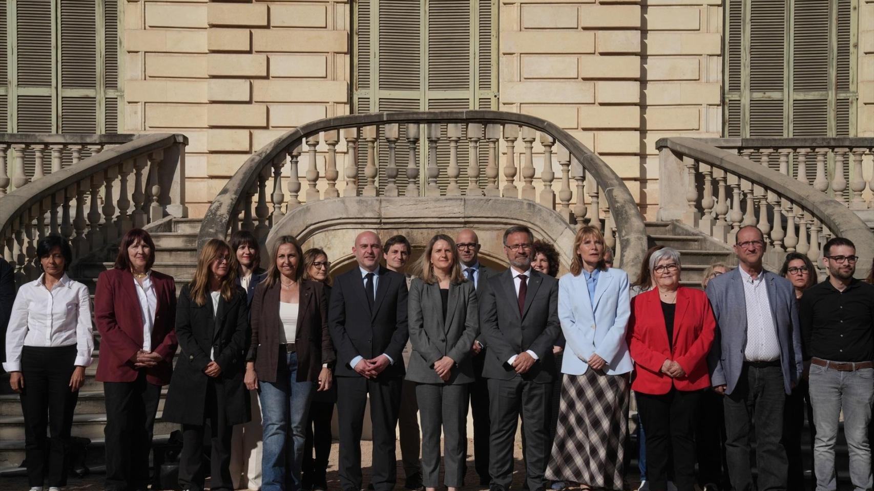 El encuentro entre el Gobierno y la Generalitat por la regularización de personas extranjeras en Cataluña, presidida por el delegado del Gobierno, Carlos Prieto, la consellera de Derechos Sociales de la Generalitat, Mònica Martínez Bravo, la consellera de Igualdad, Eva Menor
