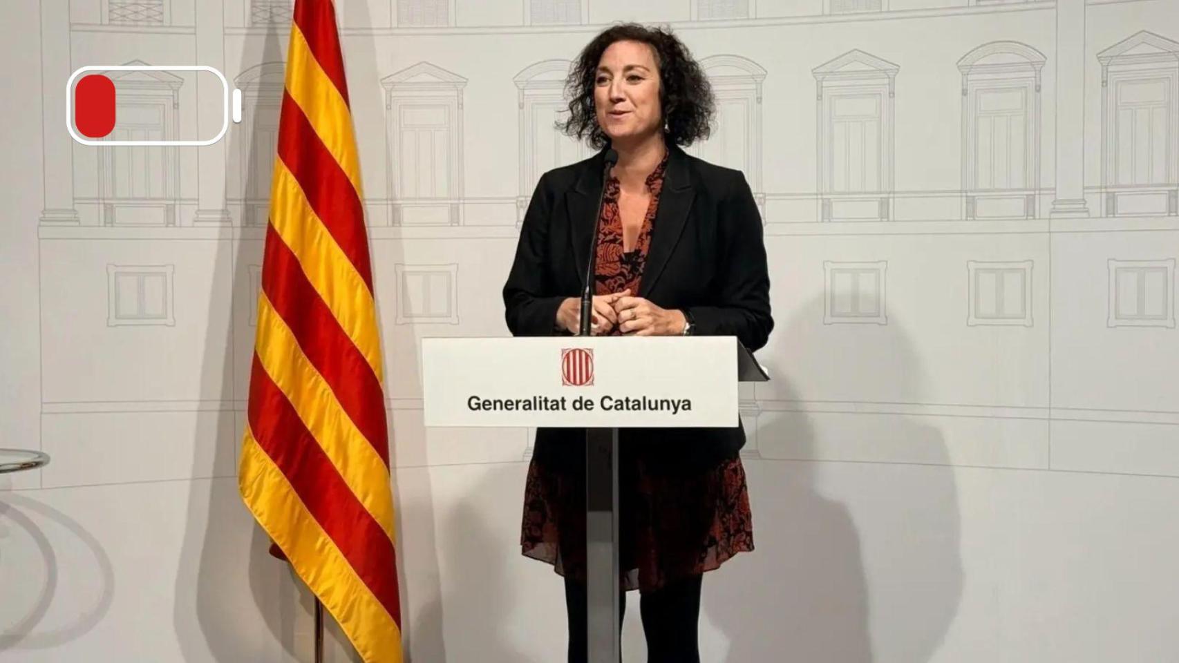 La 'consellera' de Economía de la Generalitat, Alícia Romero