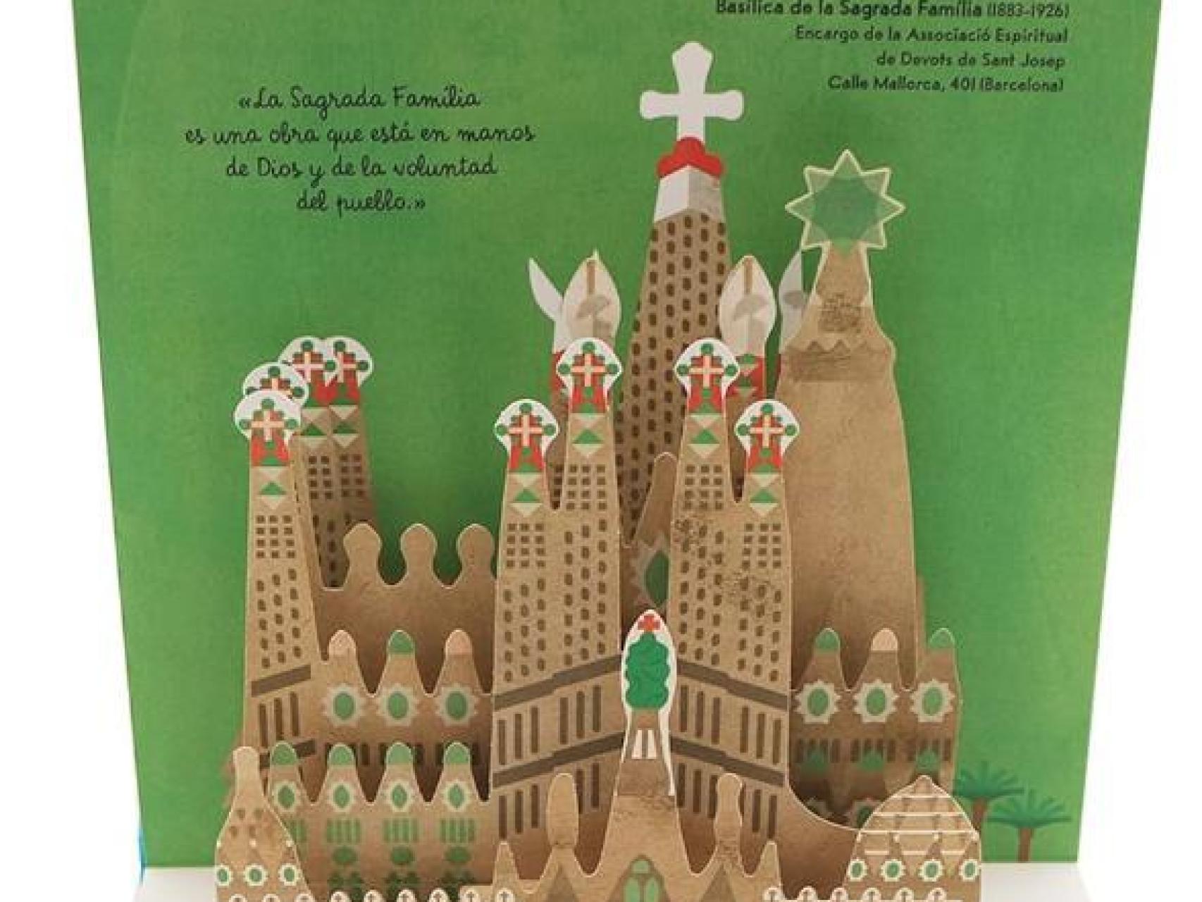 Imagen de la Sagrada Familia del libro 'Gaudí' de Patricia Geis