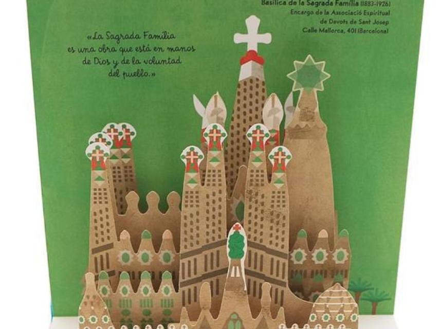 Imagen de la Sagrada Familia del libro 'Gaudí' de Patricia Geis