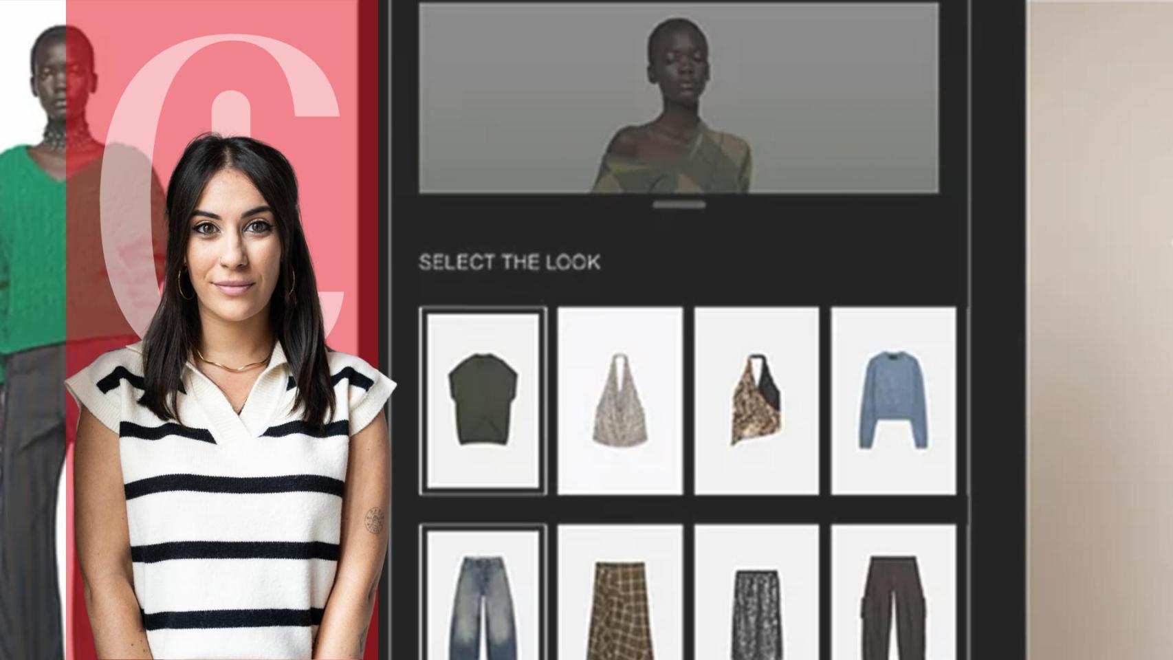 Imagen del probador virtual de Zara