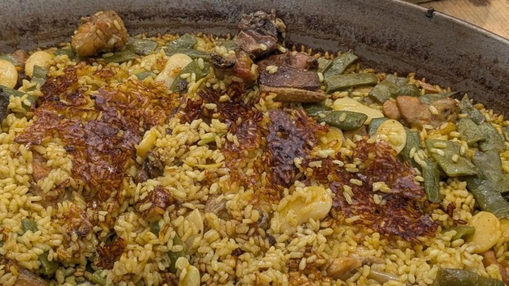 Socarrat de una paella
