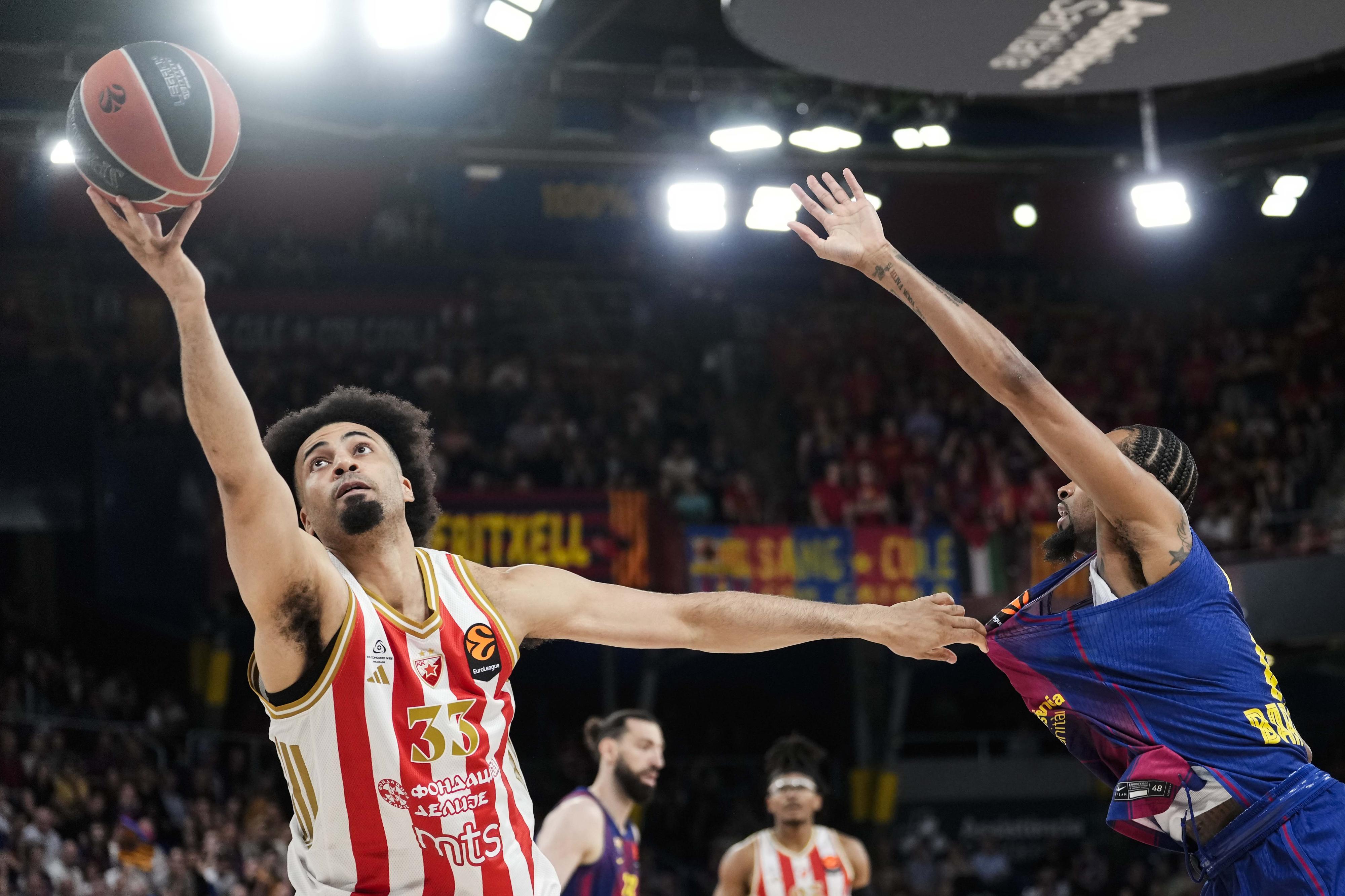 Kevin Punter al Barça de bàsquet-Estrella Roja de l'Eurolliga