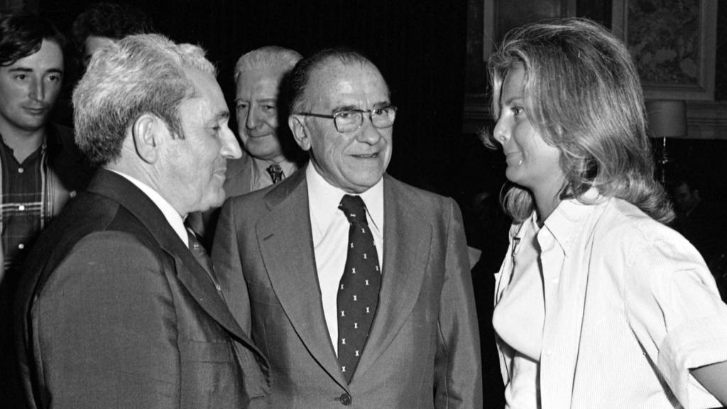 Carmen Díez de Rivera amb Santiago Carrillo