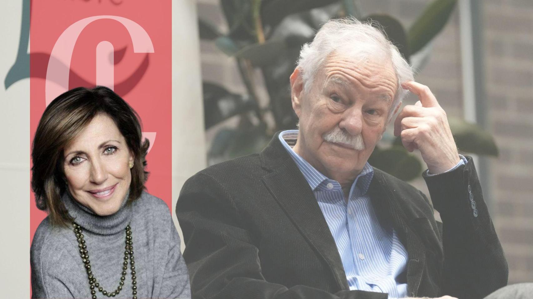 Rosa Cullell y el escritor Eduardo Mendoza
