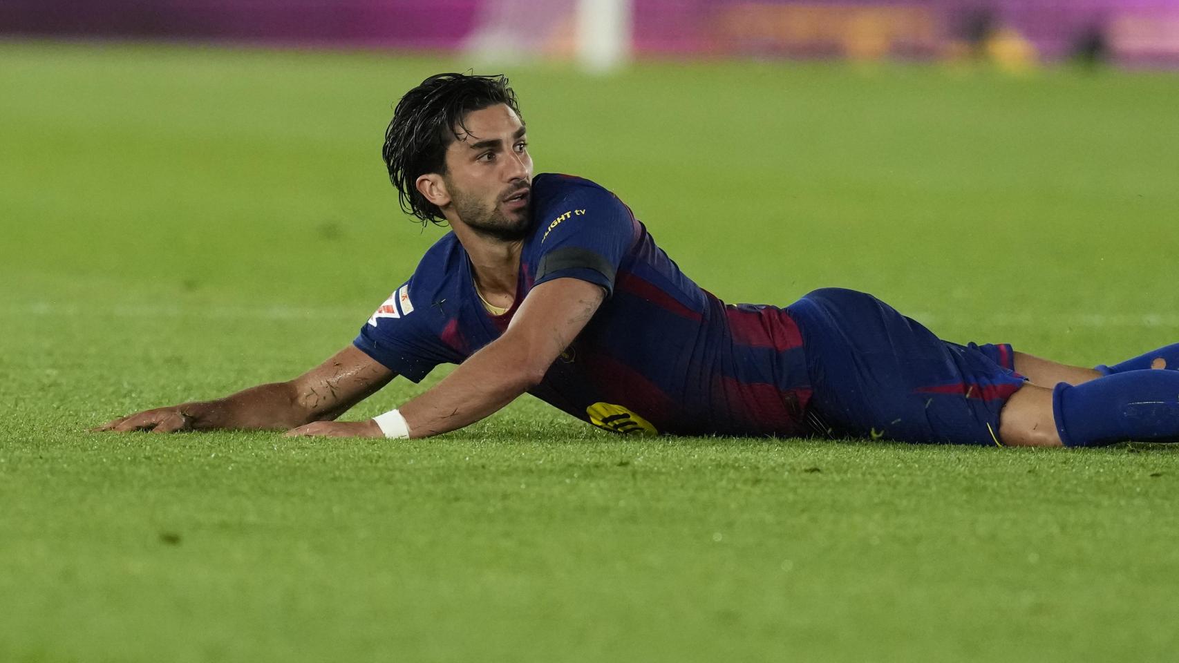 Ferran Torres, durante el partido Barça-Celta de Vigo