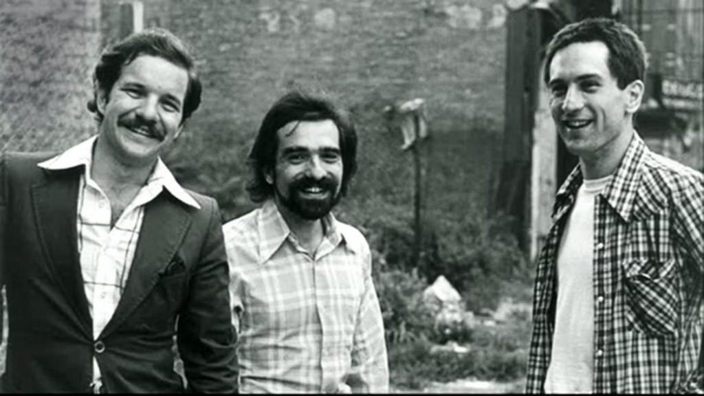 Schrader, Scorsese y Robert de Niro durante el rodaje