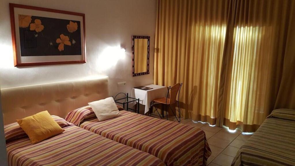 Interior de una de las habitaciones del Hotel Catalina