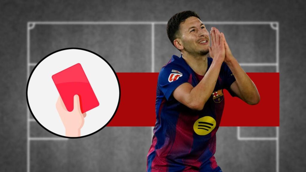 Tarjeta roja para Roony Bardghji en el Barça-Celta de Vigo