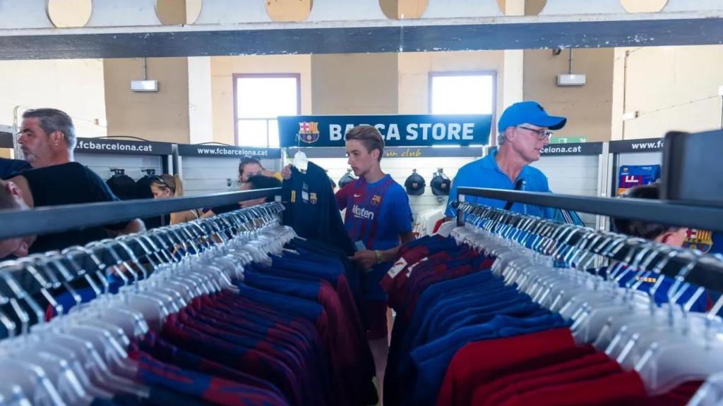 Una de las tiendas oficiales del Barça en Barcelona