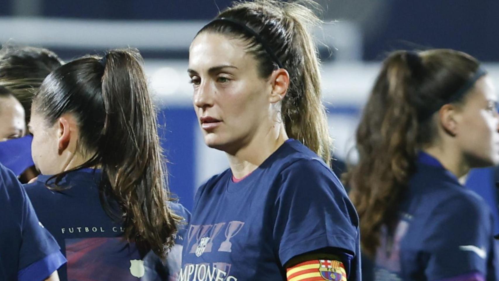 Alexia Putellas celebra la conquista de la Liga F 2025-26