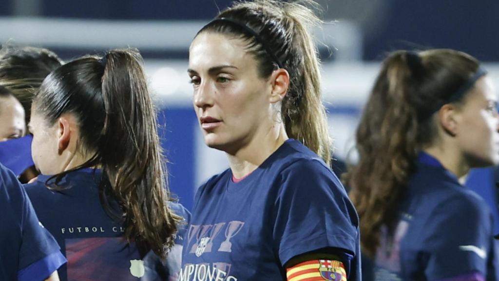 Alexia Putellas celebra la conquista de la Liga F 2025-26