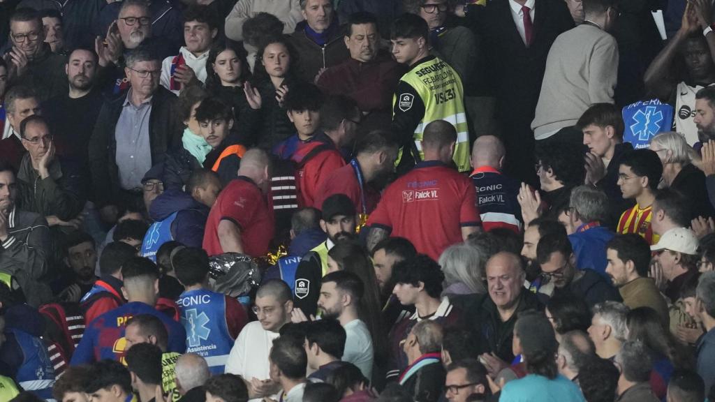 Els serveis mèdics del Barça reanimen un espectador víctima d'un infart durant el Barça-Celta