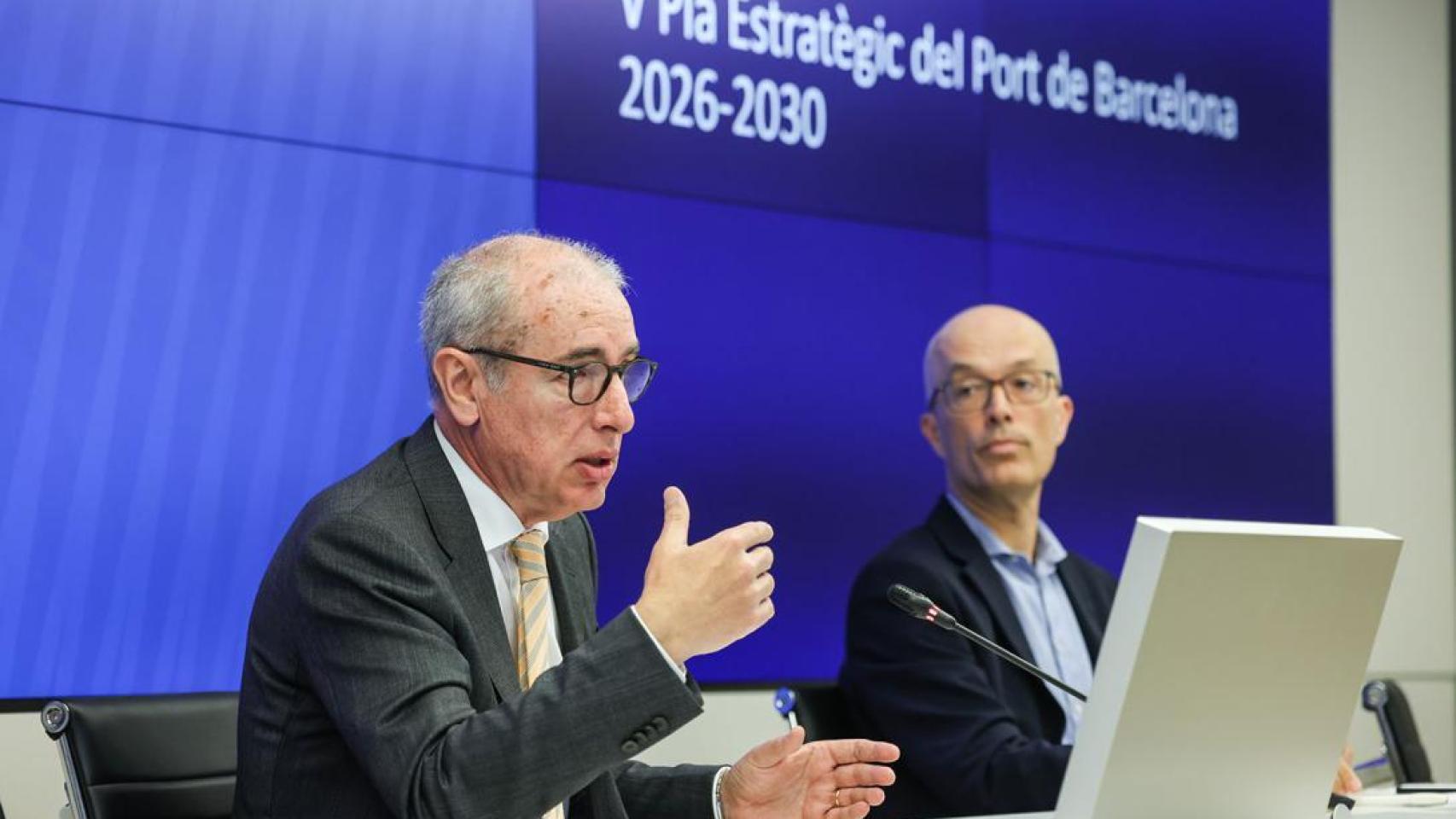 José Alberto Carbonell, presidente de la APB, con Jordi Torrent, hasta ahora jefe de Estrategia