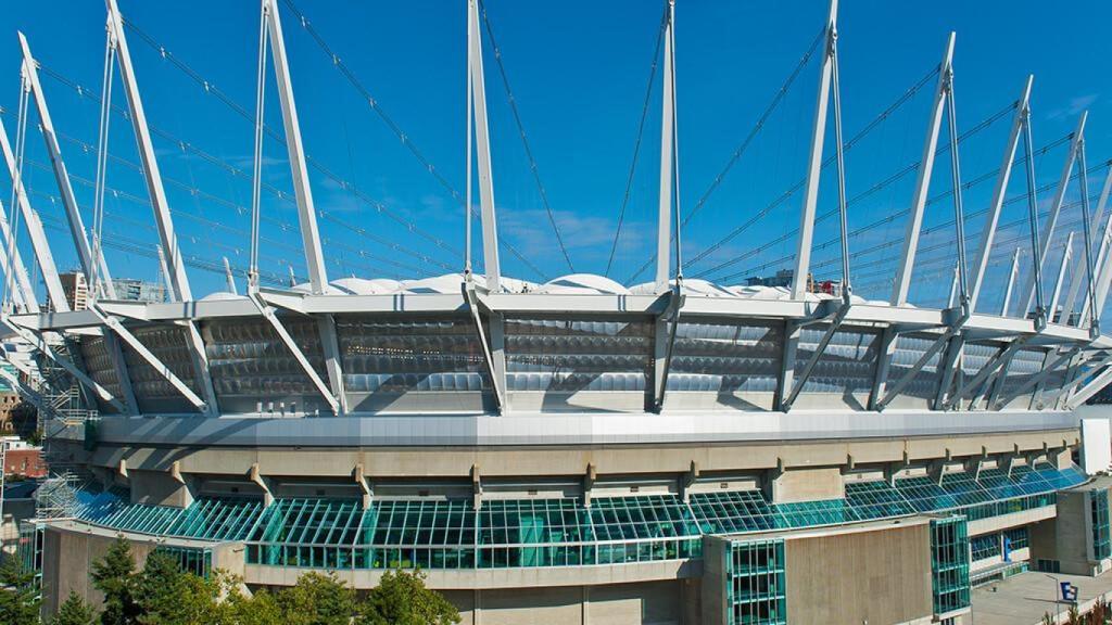 Una fotografia del BC Place Vancouver acabat