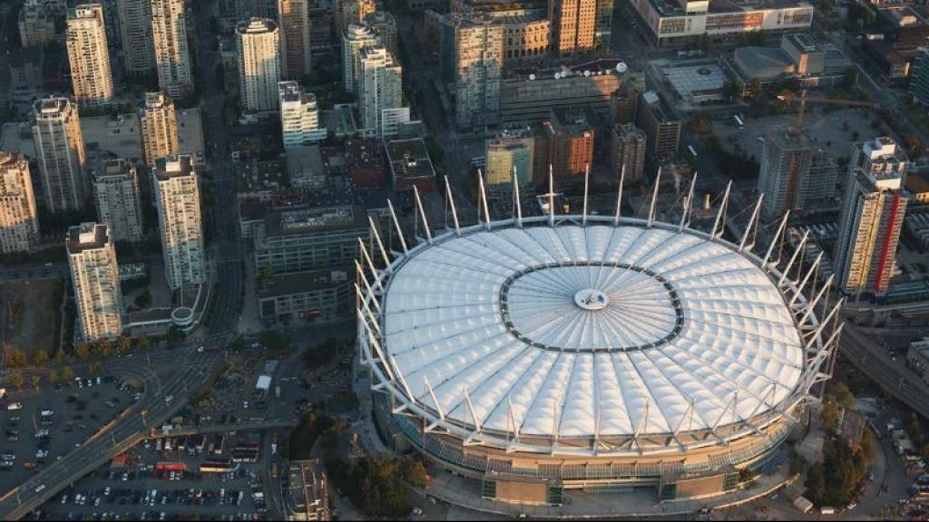 Vista aérea del BC Place Vancouver
