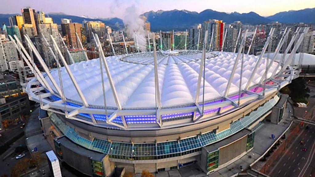 La cubierta del BC Place Vancouver
