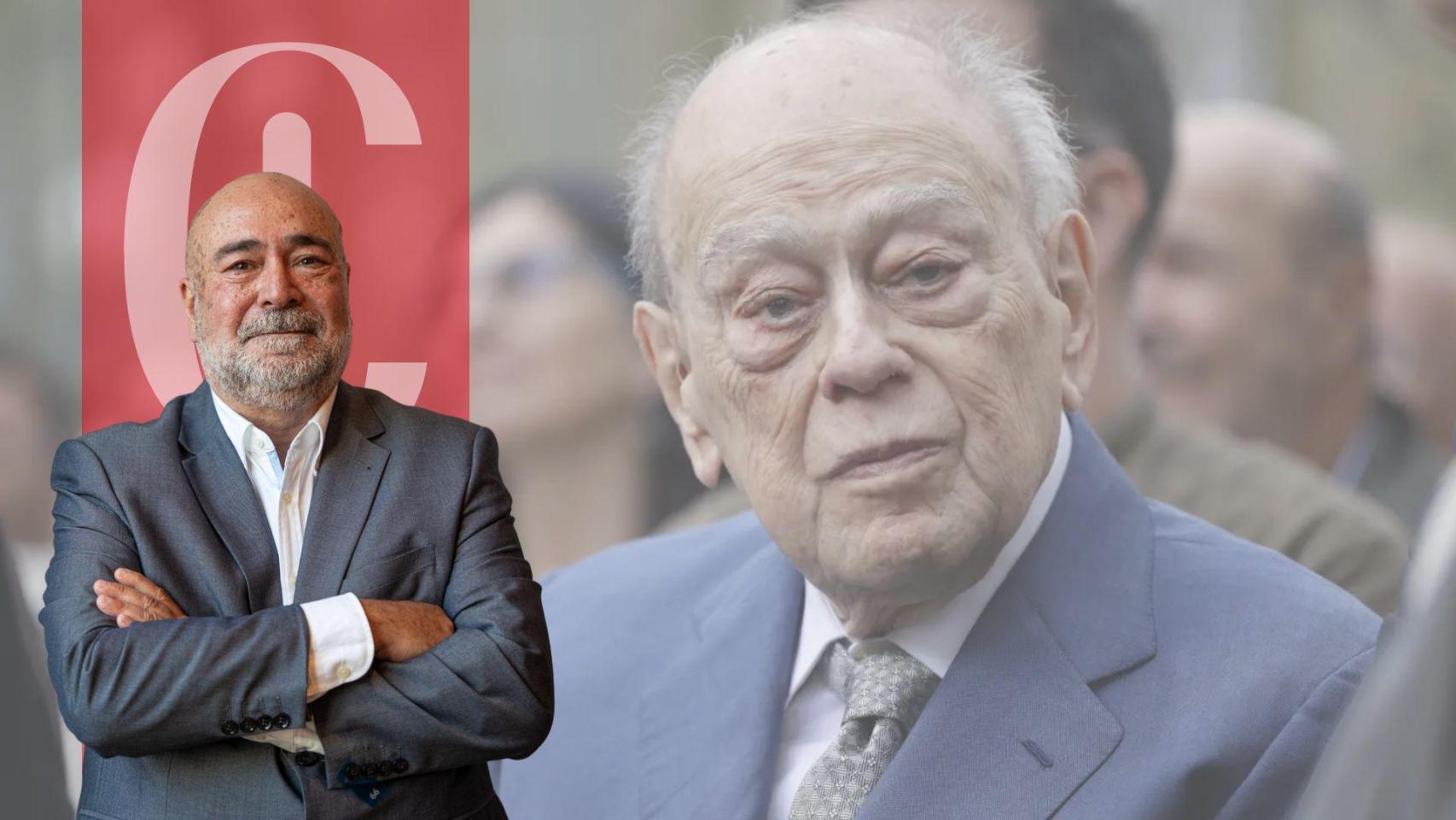 Xavier Salvador y una fotografía de Jordi Pujol