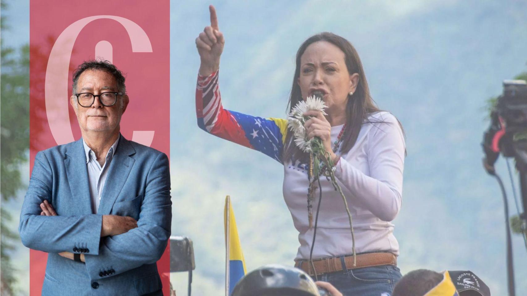María Corina Machado, líder de la oposición al régimen chavista de Venezuela