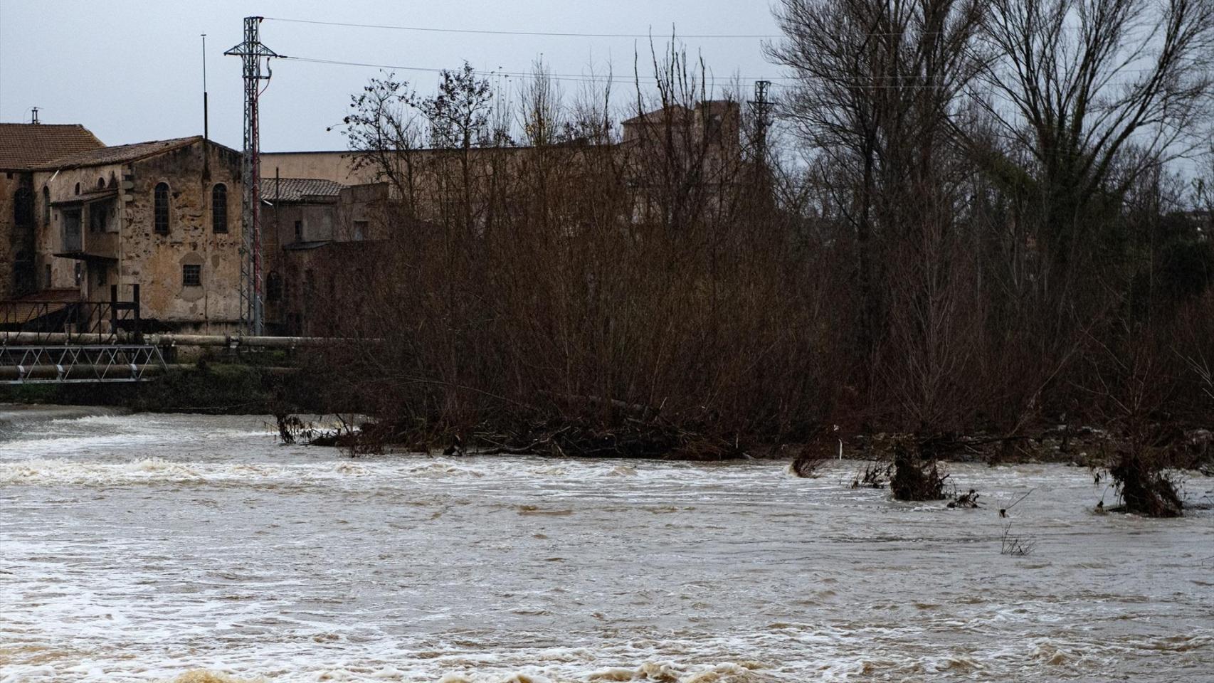 Crecida del río Ter, a su paso por Girona / EP