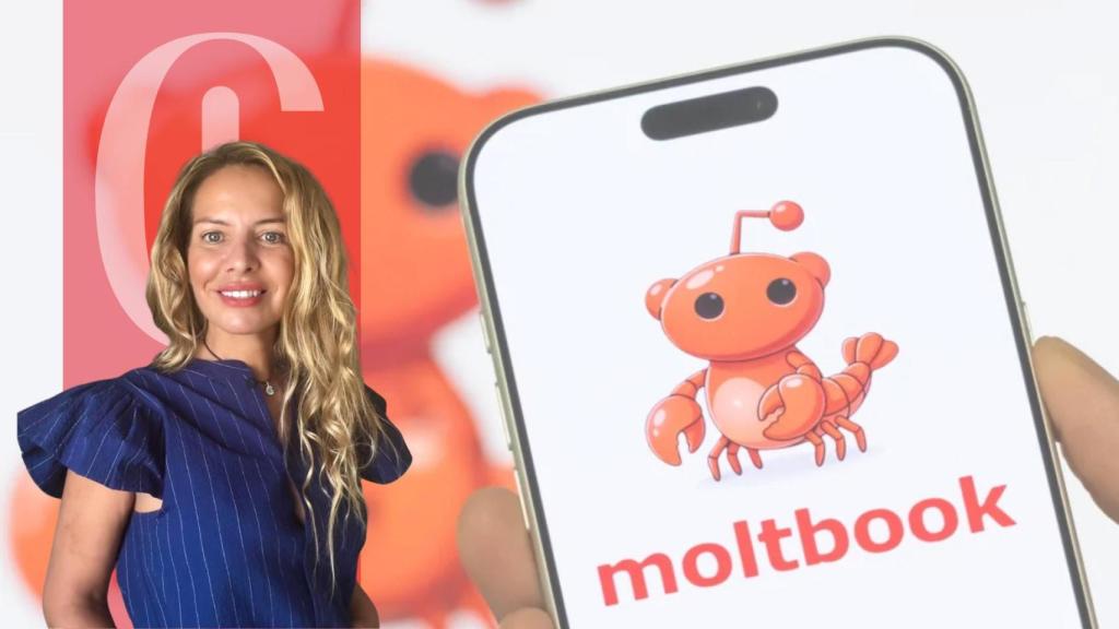El logo de Moltbook y Silvia Urarte