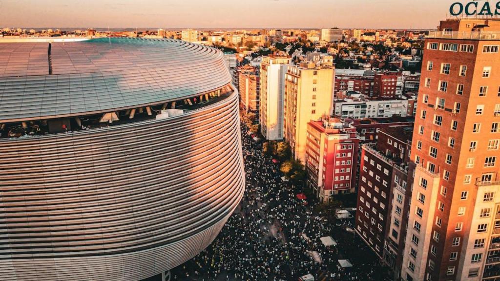 Estadio Santiago Bernabéu en Madrid