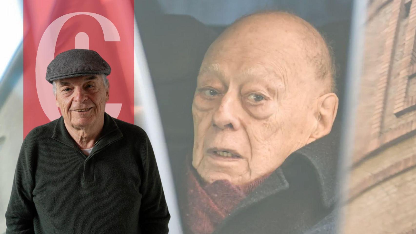 Jordi Mercader y el expresidente de la Generalitat Jordi Pujol