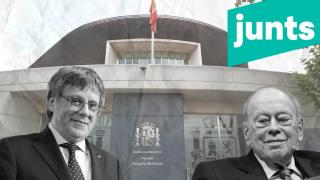 Fotomontaje de Jordi Pujol y Carles Puigdemont