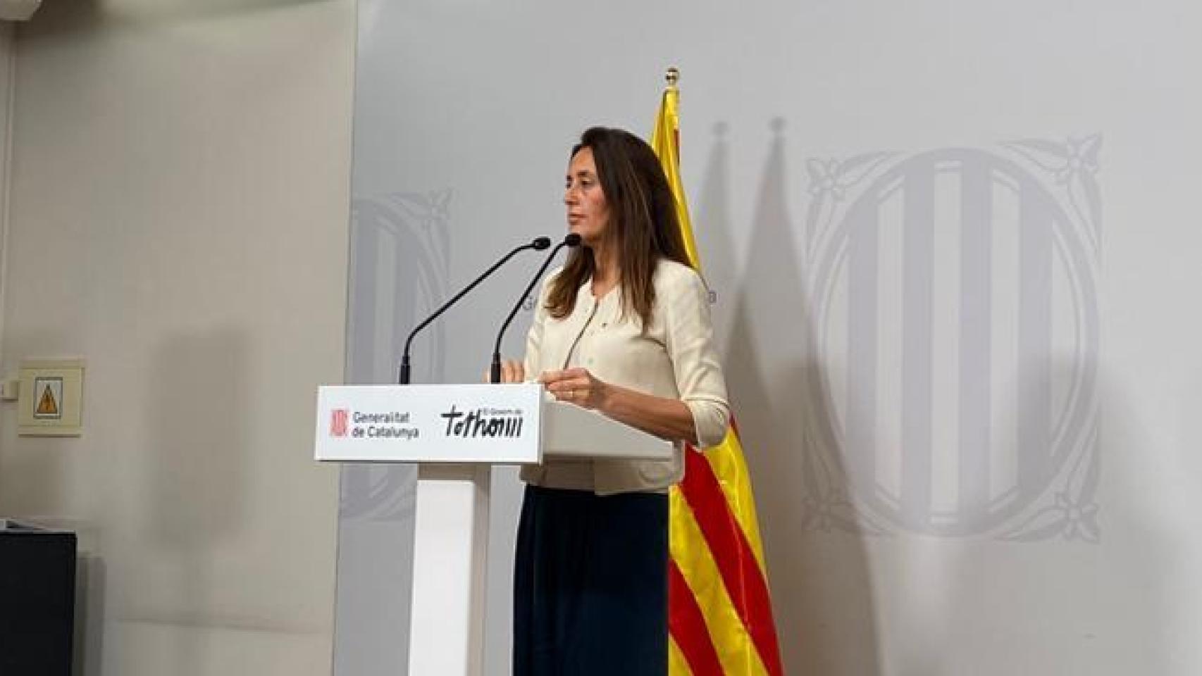 Esther Niubó, en rueda de prensa este martes