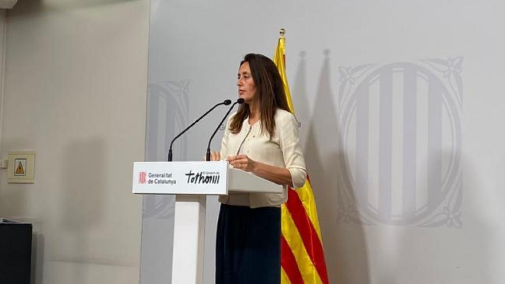 Esther Niubó, en rueda de prensa este martes