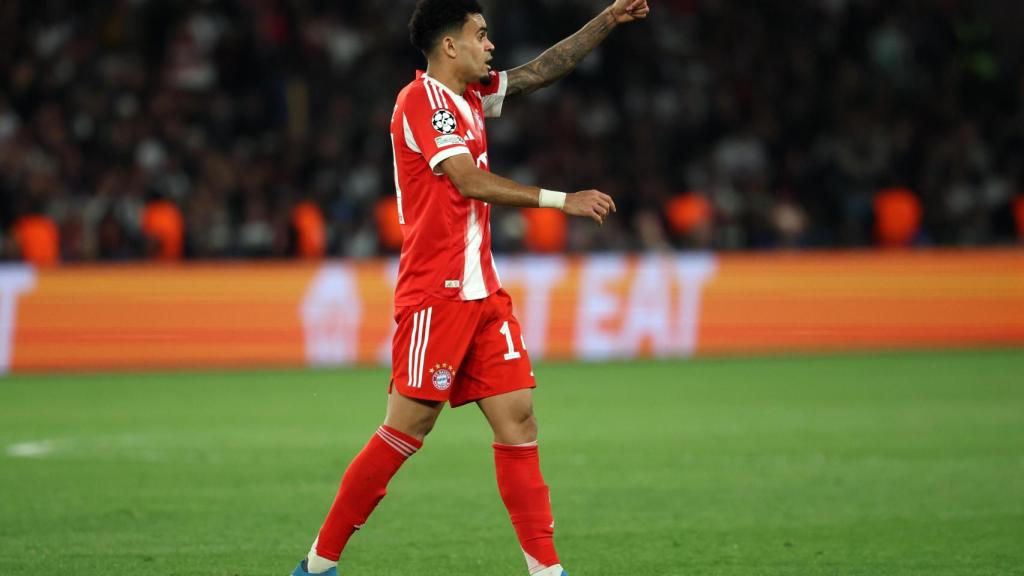 Luis Díaz celebra el seu gol al PSG-Bayern de Munic de les semifinals de la Champions League 2025-26