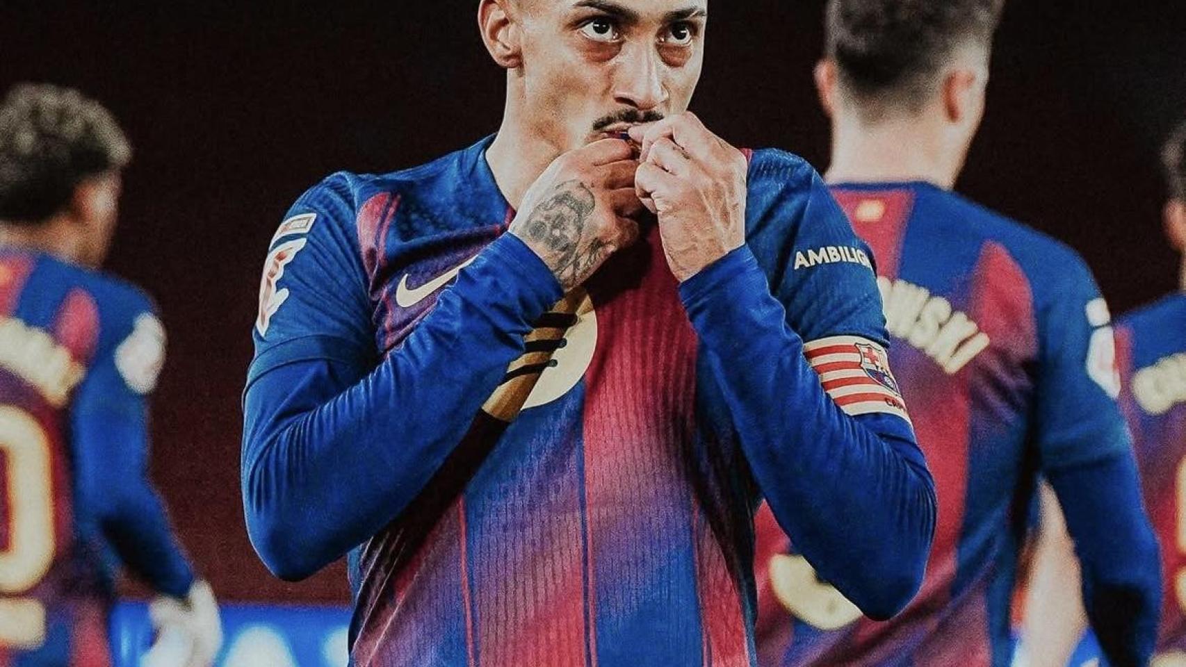 El mensaje de Raphinha en Instagram anunciando su regreso