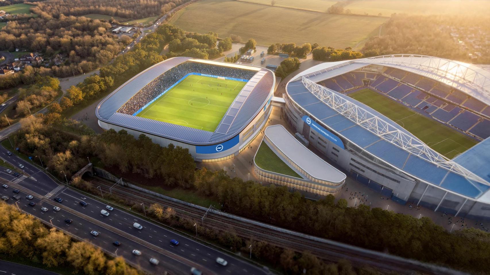 El nuevo estadio del Brighton & Holve Albion para su equipo femenino