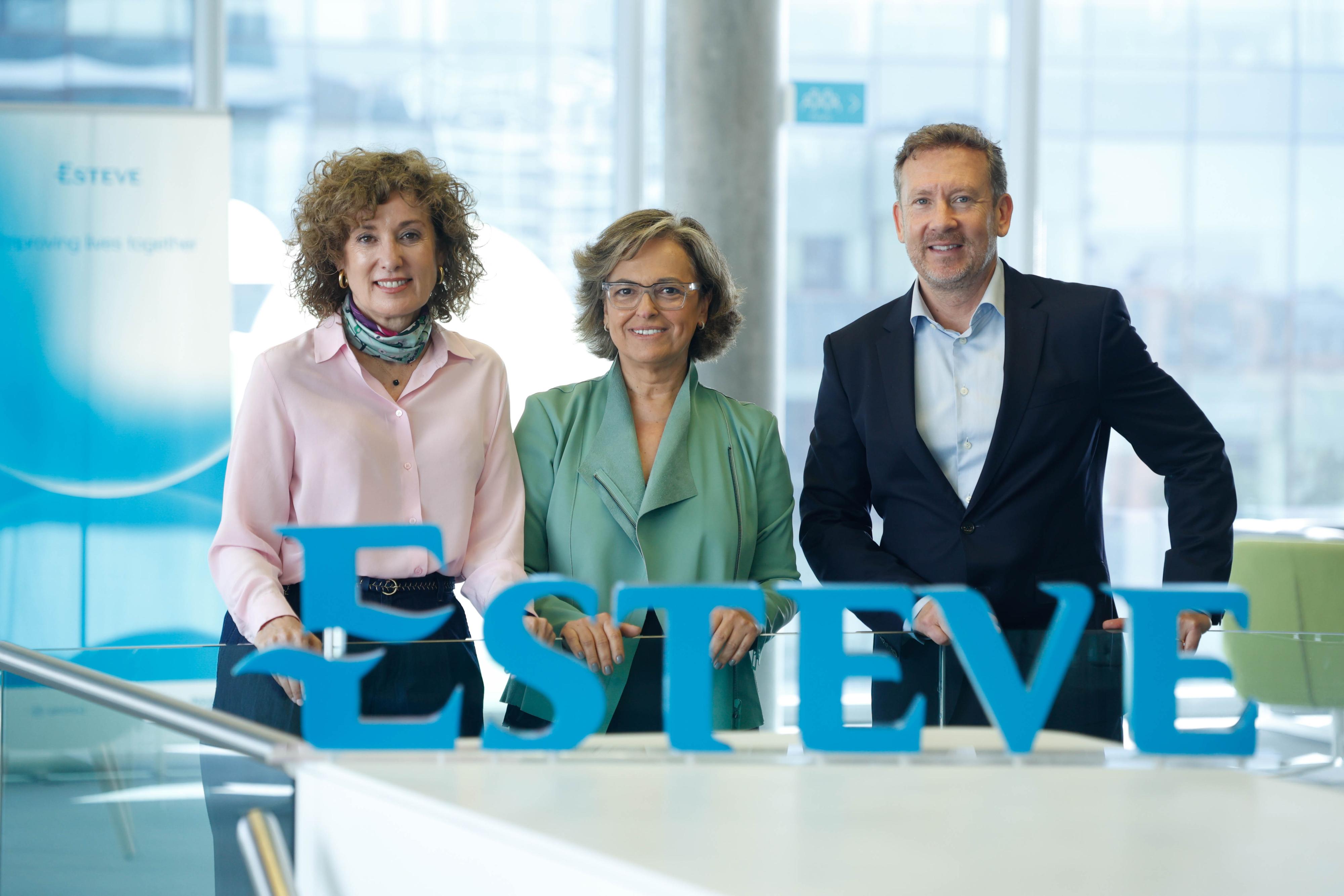 Margarida Valls, Roser Gomila i Staffan Schüberg, tres membres clau de l’equip directiu d’Esteve