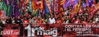 Manifestación del 1 de mayo en Barcelona