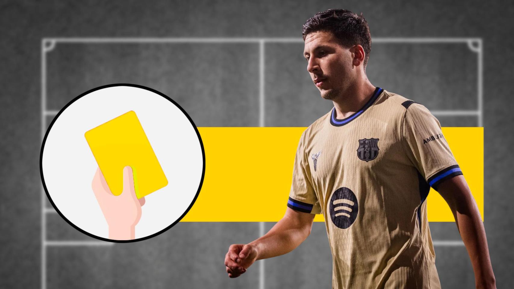 La tarjeta amarilla del Osasuna-Barça para Roony Bardghji