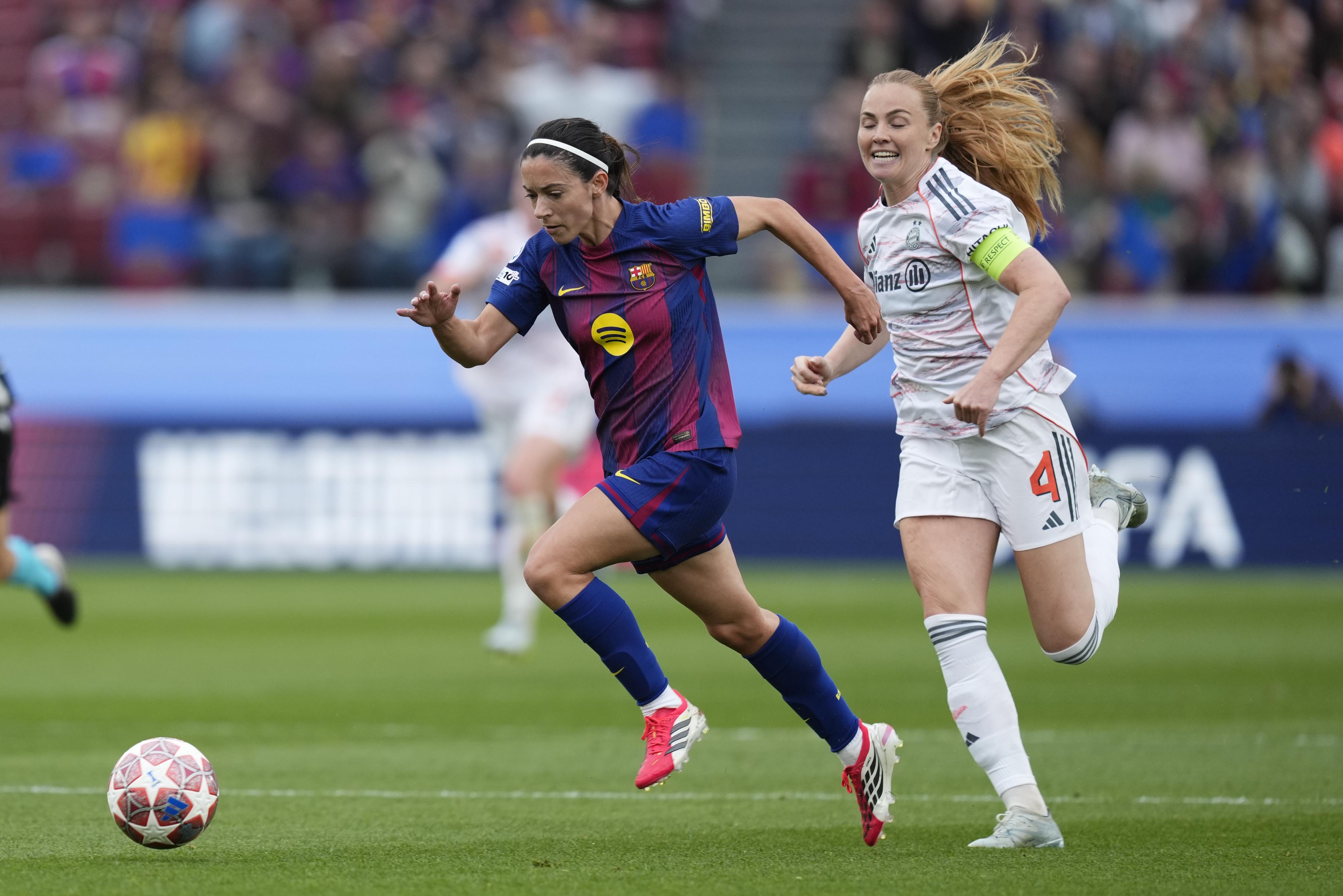 Aitana Bonmatí, durant el seu retorn al Barça Femení-Bayern de Munic de Champions