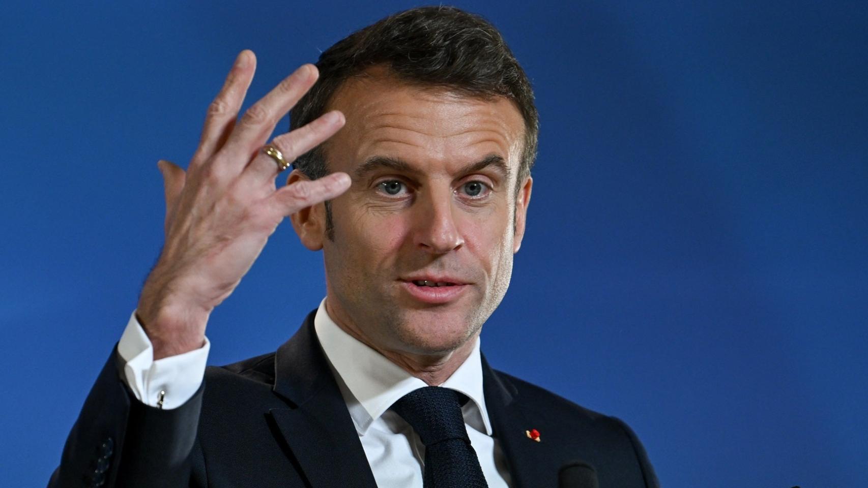 El presidente de Francia, Emmanuel Macron