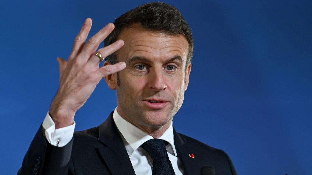El presidente de Francia, Emmanuel Macron