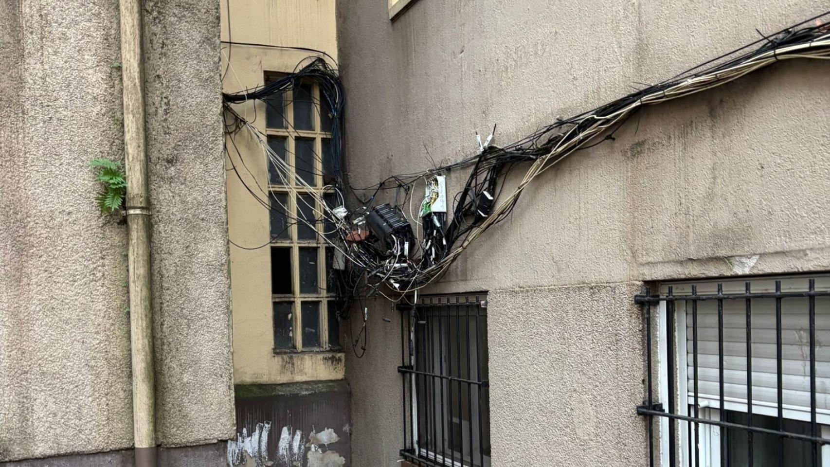 Una conexión eléctrica fraudulenta en Girona